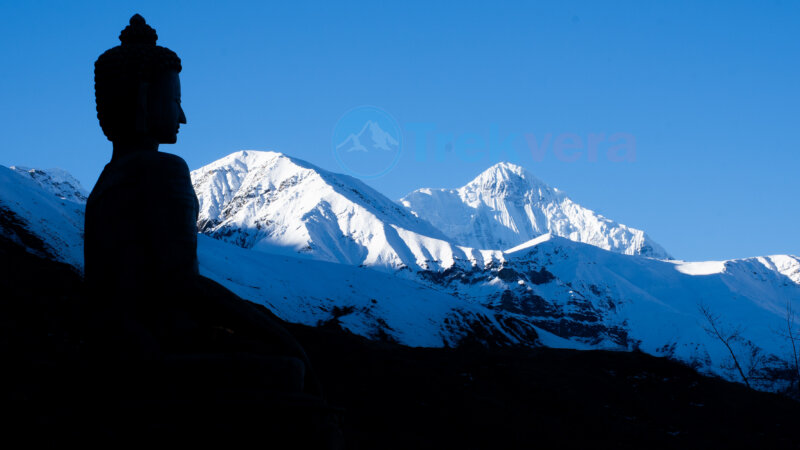 Muktinath Buddha statue